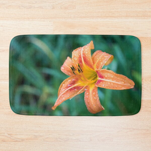 Item preview, Raindrops on Orange Daylily Bloom designed and sold by Georgia Mizuleva.