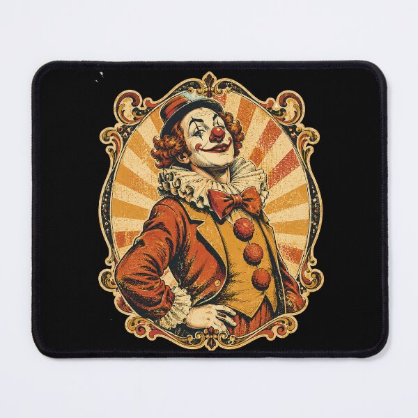Item preview, Vintage Circus Clown Illustration Design designed and sold by DjFreeq.