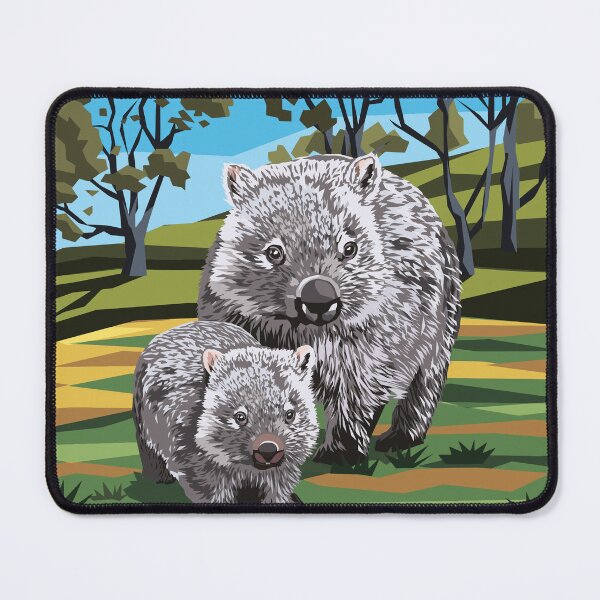 Item preview, Wombat and baby Joey designed and sold by Art by Ira.