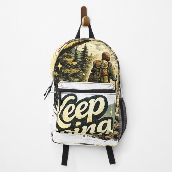 Item preview, Keep Going | Mountain Adventure Motivational Sticker | Hiking Inspiration designed and sold by Genzfirevibes.