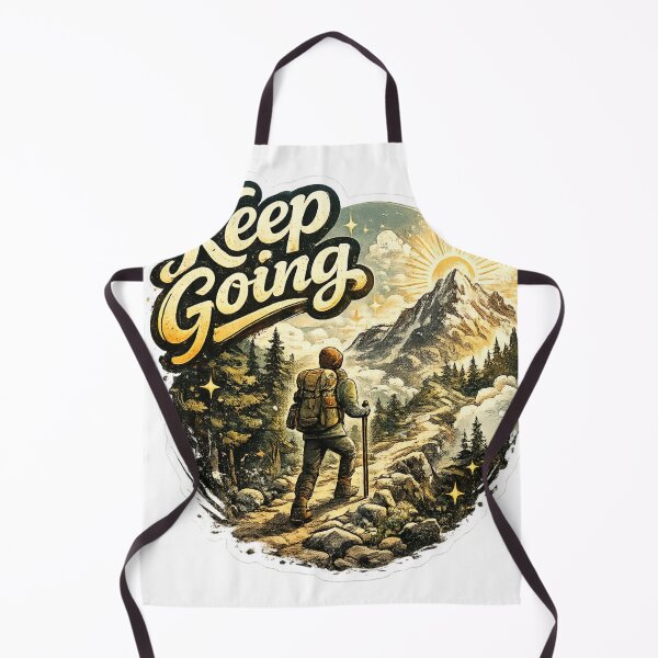 Item preview, Keep Going | Mountain Adventure Motivational Sticker | Hiking Inspiration designed and sold by Genzfirevibes.
