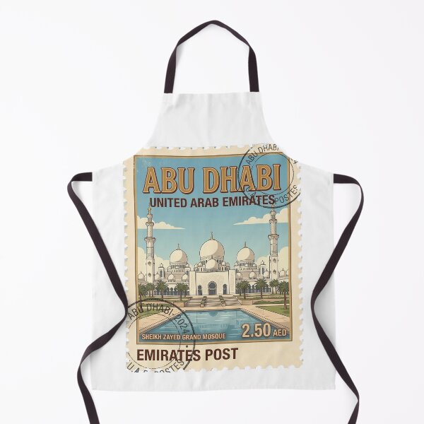 Item preview, Sheikh Zayed Grand Mosque Abu Dhabi Travel Stamp designed and sold by k3rstman1.