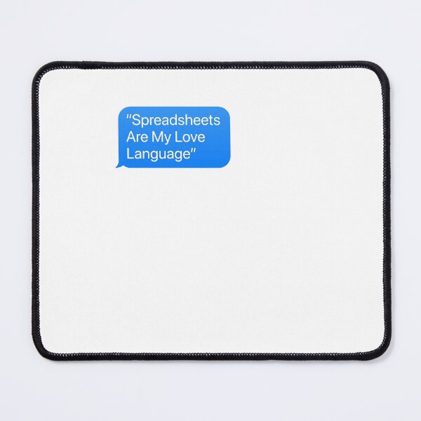 Item preview, Spreadsheets Are My Love Language - Virgo designed and sold by BinAlgoPix.