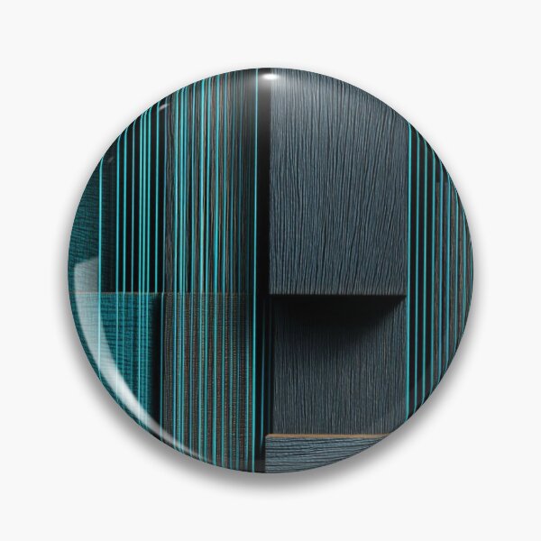 Item preview, Dark Teal 3D Geometric Blocks Abstract Neon Lines Texture designed and sold by LYAN-STORE.