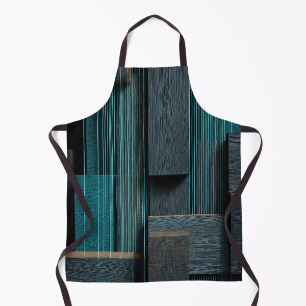 Item preview, Dark Teal 3D Geometric Blocks Abstract Neon Lines Texture designed and sold by LYAN-STORE.
