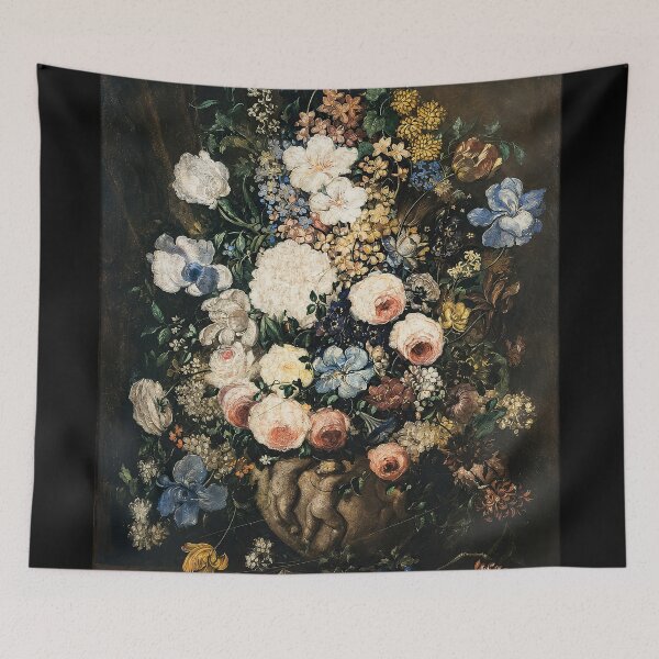 Item preview, Vintage Floral Painting | Antique Flower Bouquet Art designed and sold by Saint Arts Studio.