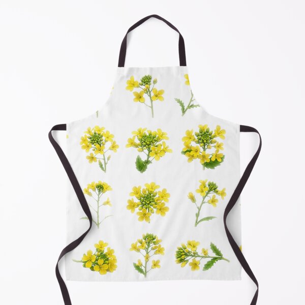 Item preview, Yellow Mustard Flower Botanical Set Canola Blossom Floral Aesthetic designed and sold by Rehnair.