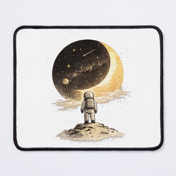 Item preview, Lone Astronaut Minimalist Space T-Shirt – Explore Beyond designed and sold by LarkLeaf.