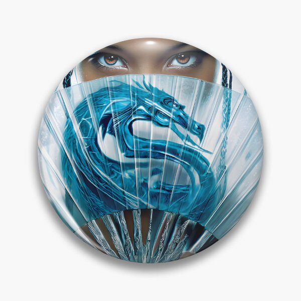 Item preview, Mystical Portrait of a Warrior with Dragon Motif designed and sold by Artessie.