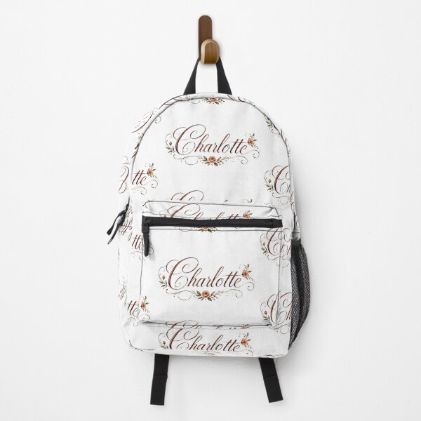 Item preview, Charlotte Vintage Floral Calligraphy Personalized Name Art designed and sold by Hen-C-Art.