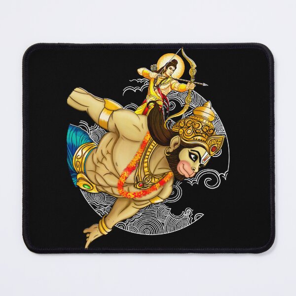 Item preview, Maryada Purusottam - Shree Ram and Hanuman designed and sold by Roysdisturbia.