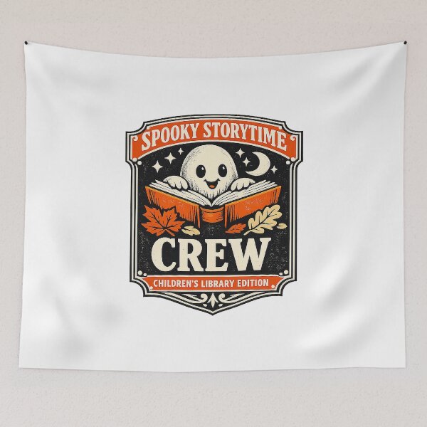 Item preview, Spooky Storytime Crew Children's Librarian Halloween designed and sold by HeeShirt.