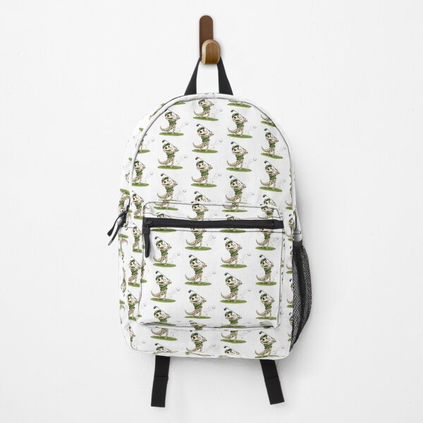 Item preview, Cute Skeleton Crocodile Golfer – Funny Halloween Golf Cartoon Design designed and sold by HoMya.