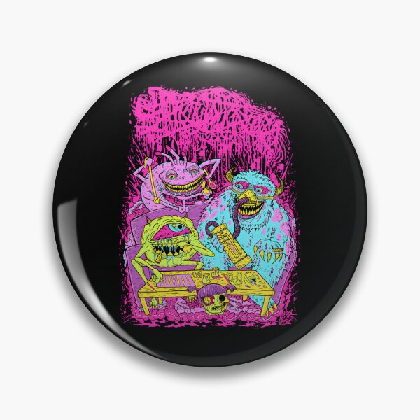 Item preview, Neon Pink Cartoon Monsters Sitting designed and sold by Ehab Zakaria Barakat.