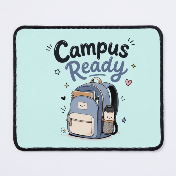 Item preview, Campus Ready Cute Backpack | Kawaii School Bag Sticker | Back to School Student Aesthetic Gift designed and sold by Sanika arts .