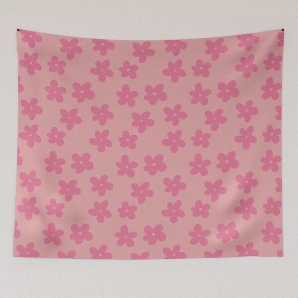 Item preview, Pink Flower Pattern designed and sold by The Innocent Ghost Project.
