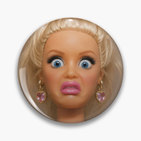 Item preview, Confused Judgemental Blonde Doll Funny Meme designed and sold by Devilians92.