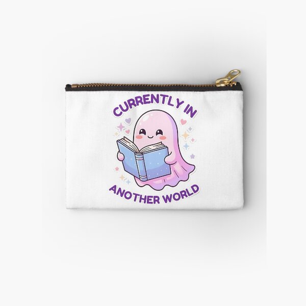 Item preview, Currently In Another World Cute Ghost Reading Book designed and sold by AlruanceStudio.