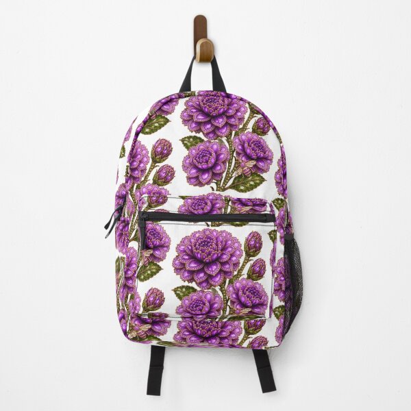 Item preview, CRYSTAL PURPLE ZINNIA FLOWERS designed and sold by wordspixies.