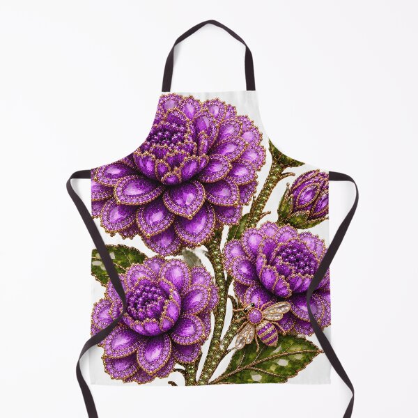 Item preview, CRYSTAL PURPLE ZINNIA FLOWERS designed and sold by wordspixies.