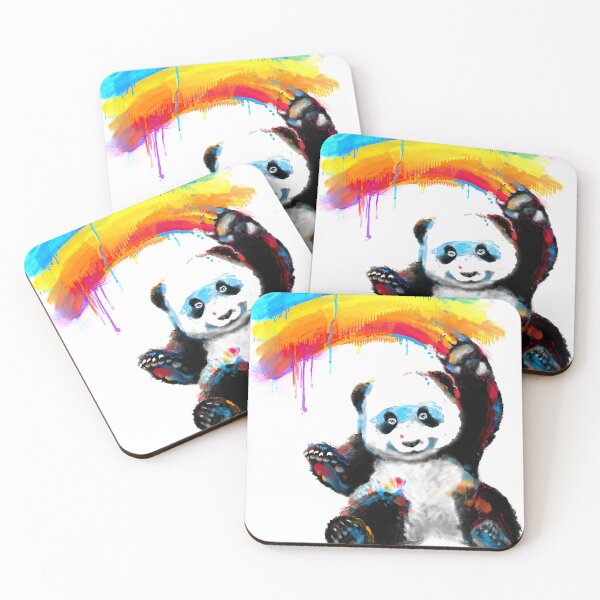 Item preview, Colorful Rainbow Colors Giant Painter Cute Animal Funny designed and sold by KathrinEgger.