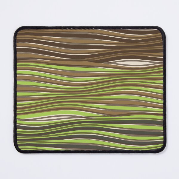 Item preview, Minimalist Wavy Line Texture Pattern Seaweed Salad designed and sold by TexSta.