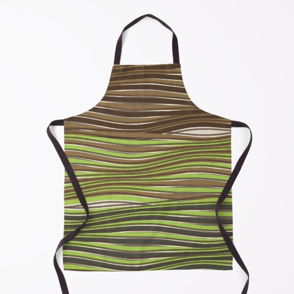 Item preview, Minimalist Wavy Line Texture Pattern Seaweed Salad designed and sold by TexSta.