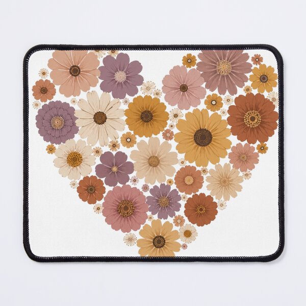 Item preview, Warm Floral Heart Illustration | Vintage Botanical Flower Design designed and sold by PixelBlob.