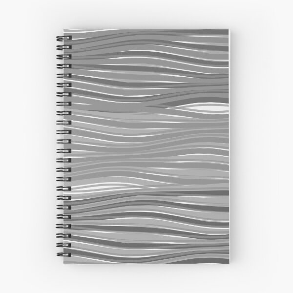 Item preview, Minimalist Wavy Line Texture Pattern Silver designed and sold by TexSta.