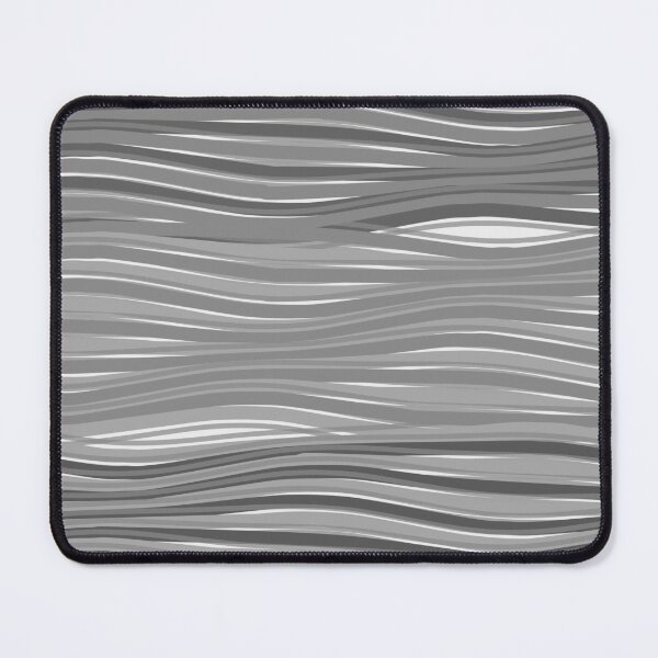 Item preview, Minimalist Wavy Line Texture Pattern Silver designed and sold by TexSta.