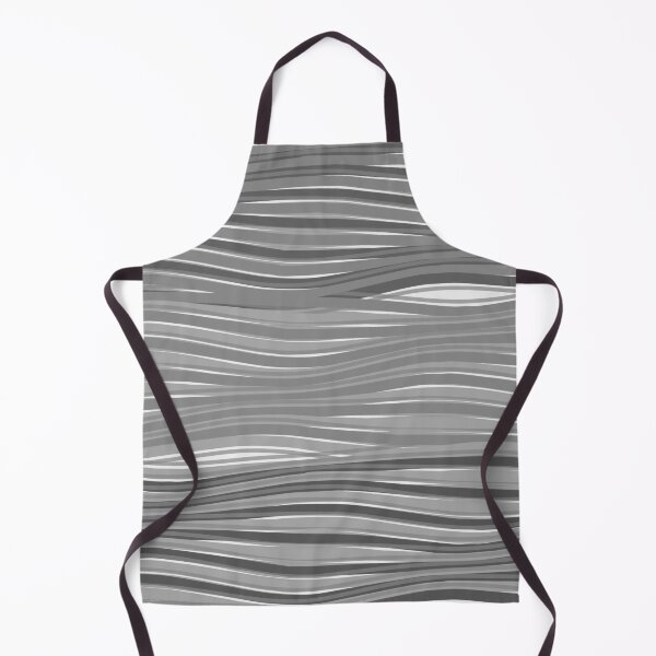 Item preview, Minimalist Wavy Line Texture Pattern Silver designed and sold by TexSta.