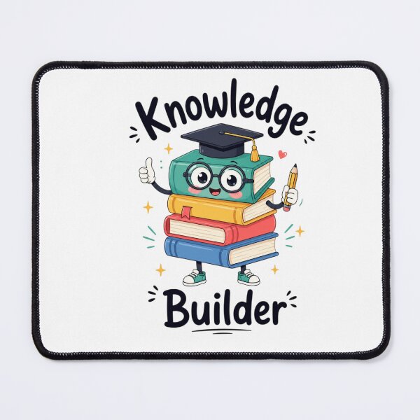 Item preview, Knowledge Builder Cute Book Stack Character | Kawaii Book Lover Student Teacher Sticker designed and sold by Sanika arts .