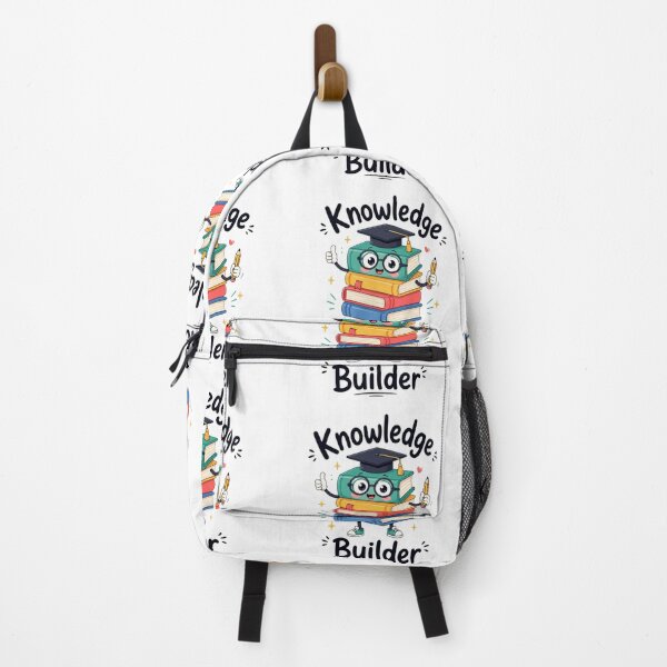 Item preview, Knowledge Builder Cute Book Stack Character | Kawaii Book Lover Student Teacher Sticker designed and sold by Sanika arts .