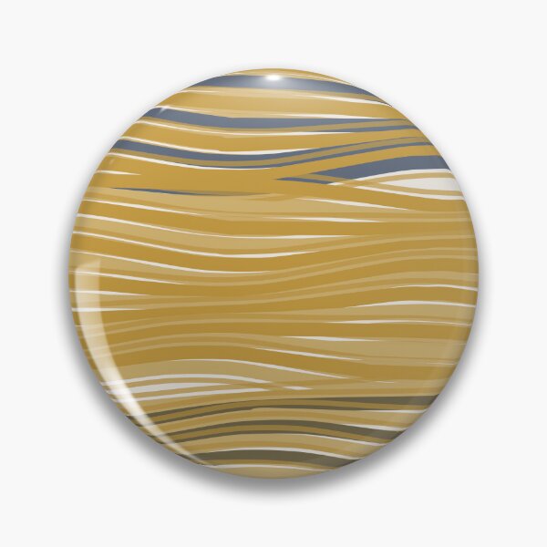Item preview, Minimalist Wavy Line Texture Pattern Gold designed and sold by TexSta.