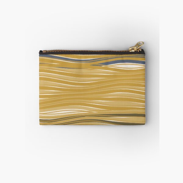 Item preview, Minimalist Wavy Line Texture Pattern Gold designed and sold by TexSta.