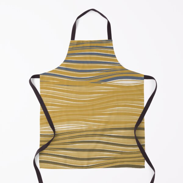 Item preview, Minimalist Wavy Line Texture Pattern Gold designed and sold by TexSta.
