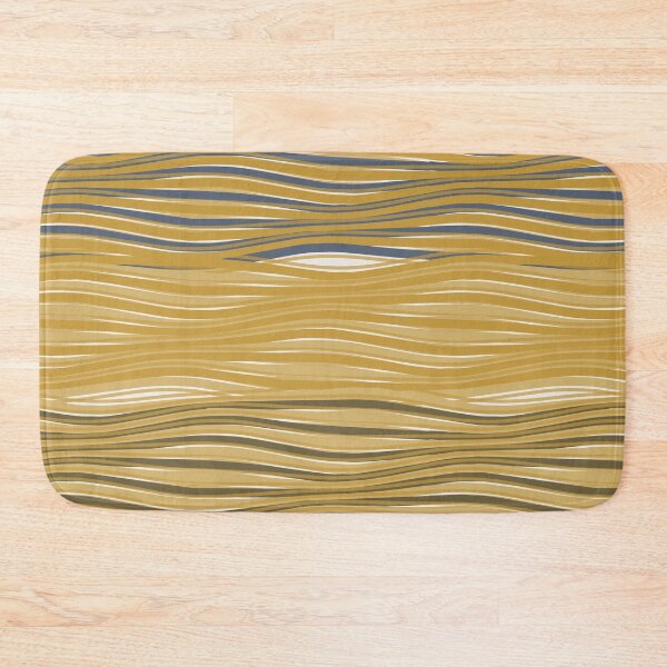 Item preview, Minimalist Wavy Line Texture Pattern Gold designed and sold by TexSta.