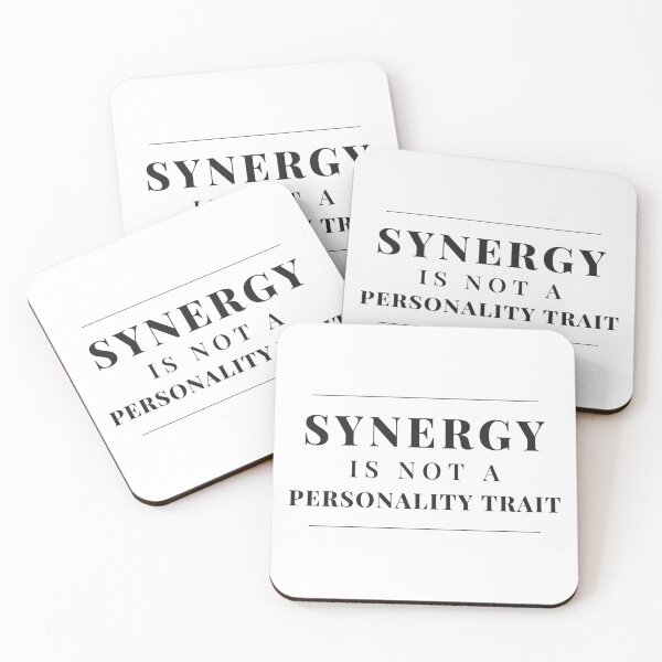 Item preview, Synergy Is Not A Personality Trait - Funny Corporate Buzzword Humor designed and sold by SortedKit.