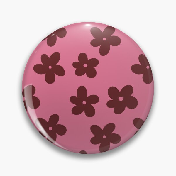 Item preview, Maroon and Pink Flower Pattern designed and sold by The Innocent Ghost Project.