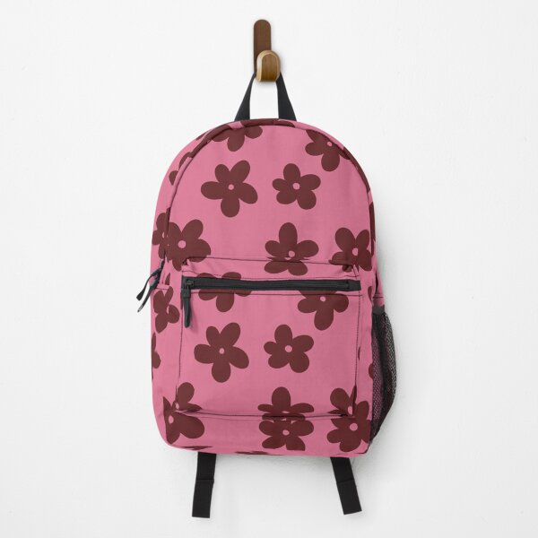 Item preview, Maroon and Pink Flower Pattern designed and sold by The Innocent Ghost Project.