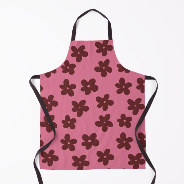 Item preview, Maroon and Pink Flower Pattern designed and sold by The Innocent Ghost Project.