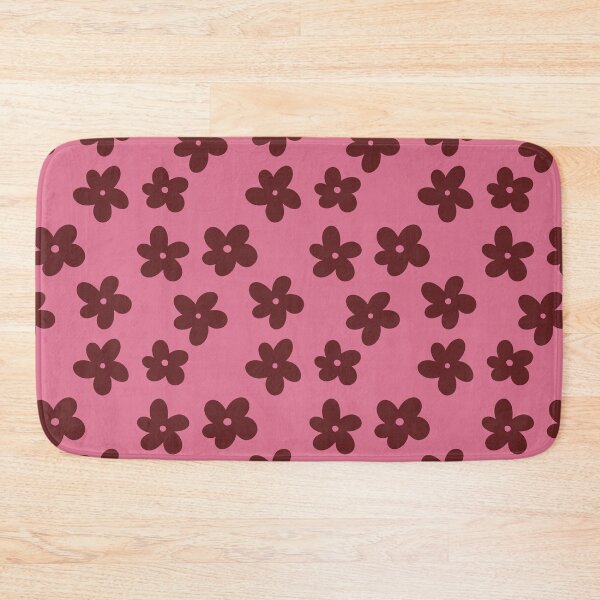 Item preview, Maroon and Pink Flower Pattern designed and sold by The Innocent Ghost Project.