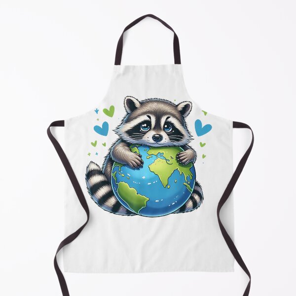 Item preview, Cute Raccoon Earth Day Hug The Earth designed and sold by KathrinEgger.