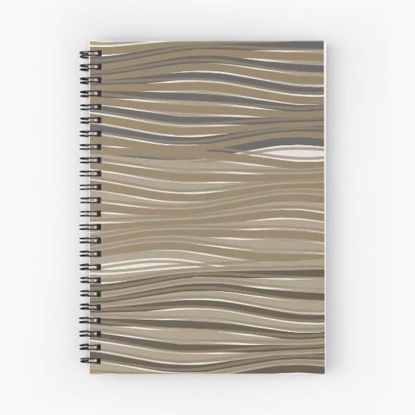 Item preview, Minimalist Wavy Line Texture Pattern Sumi designed and sold by TexSta.