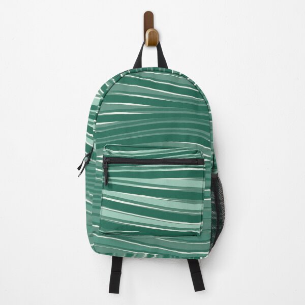 Item preview, Minimalist Wavy Line Texture Pattern Green Mint designed and sold by TexSta.
