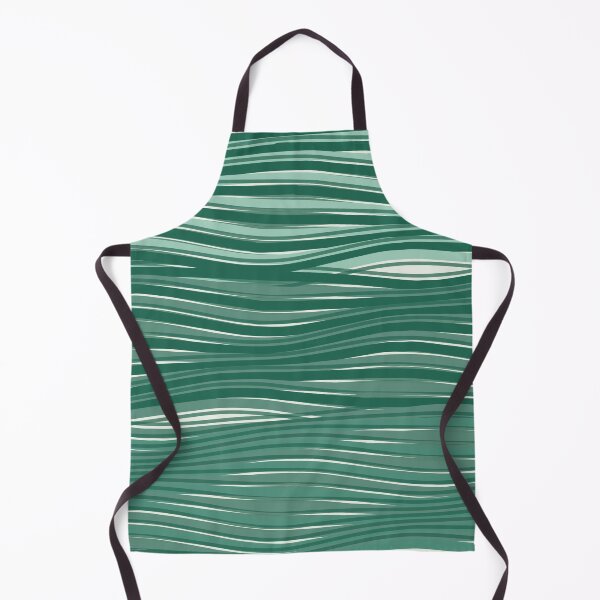 Item preview, Minimalist Wavy Line Texture Pattern Green Mint designed and sold by TexSta.