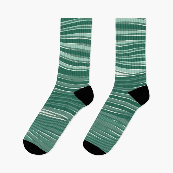 Item preview, Minimalist Wavy Line Texture Pattern Green Mint designed and sold by TexSta.