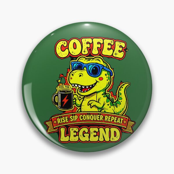 Item preview, Coffee Legend | T-Rex Dinosaur Coffee Retro Vintage designed and sold by AstronautMerch.