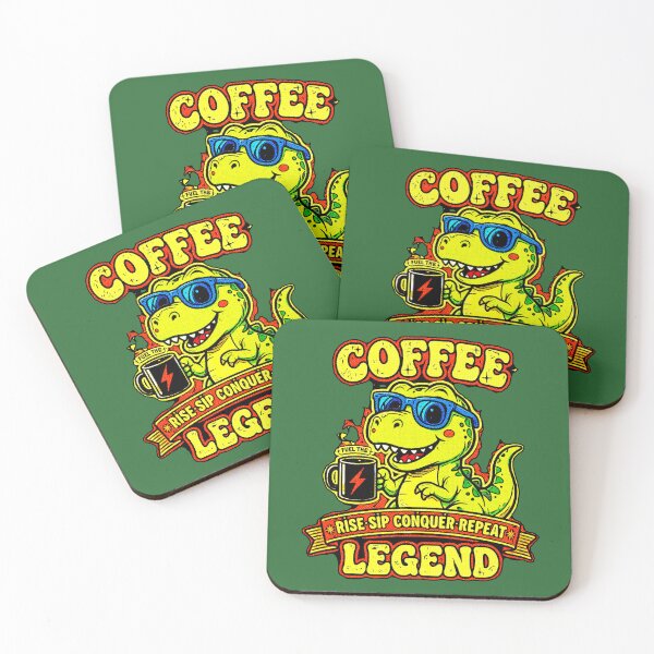 Item preview, Coffee Legend | T-Rex Dinosaur Coffee Retro Vintage designed and sold by AstronautMerch.