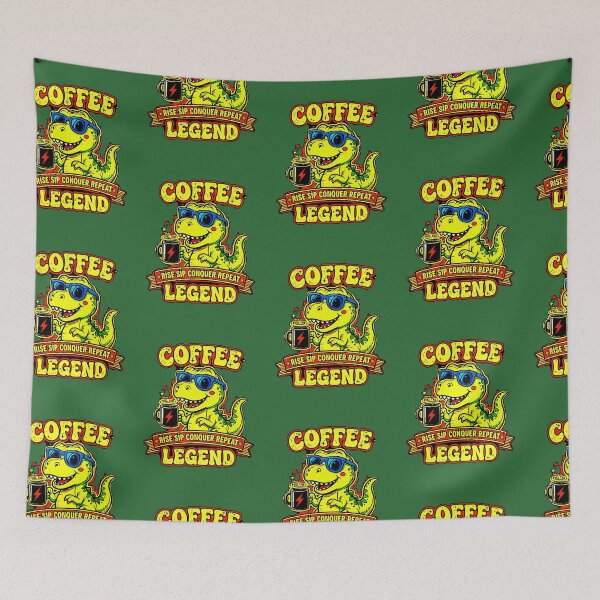Item preview, Coffee Legend | T-Rex Dinosaur Coffee Retro Vintage designed and sold by AstronautMerch.